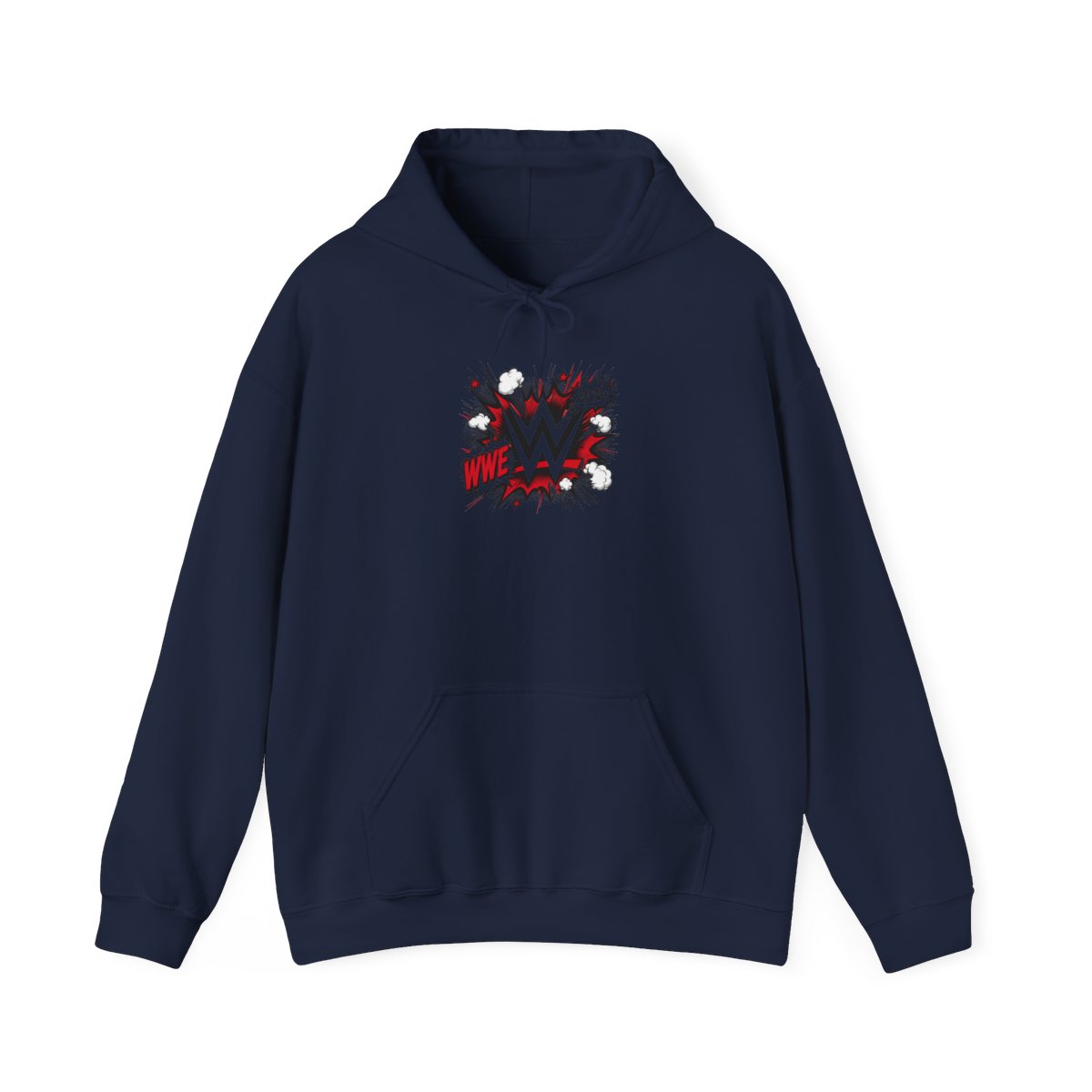 WWE " in bold, dynamic font at the side. " Hoodie - alternate angle 3, merchandise