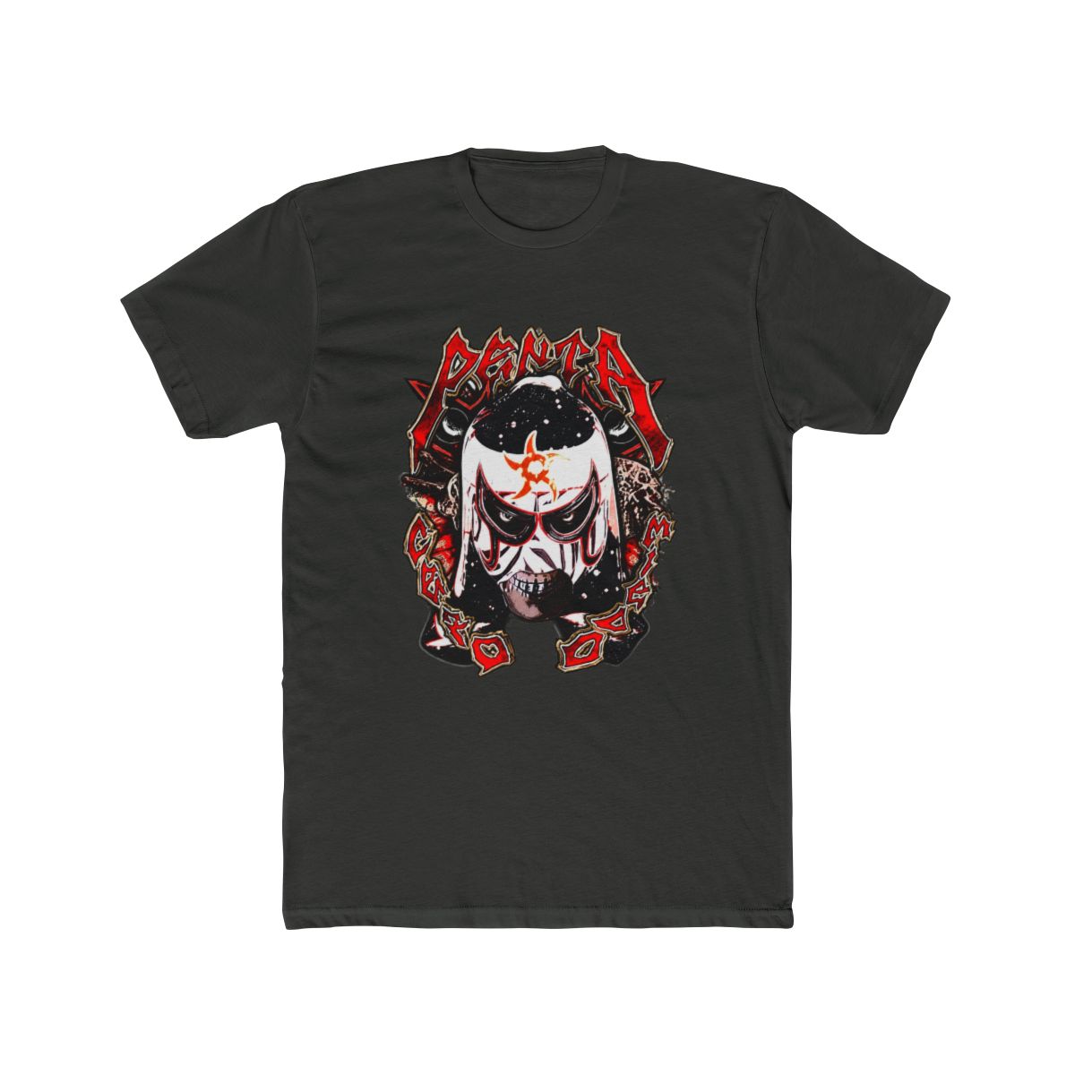 Penta El Zero Miedo – WWE Inspired Lucha Mask Design T Shirt - alternate angle 5, merchandise
