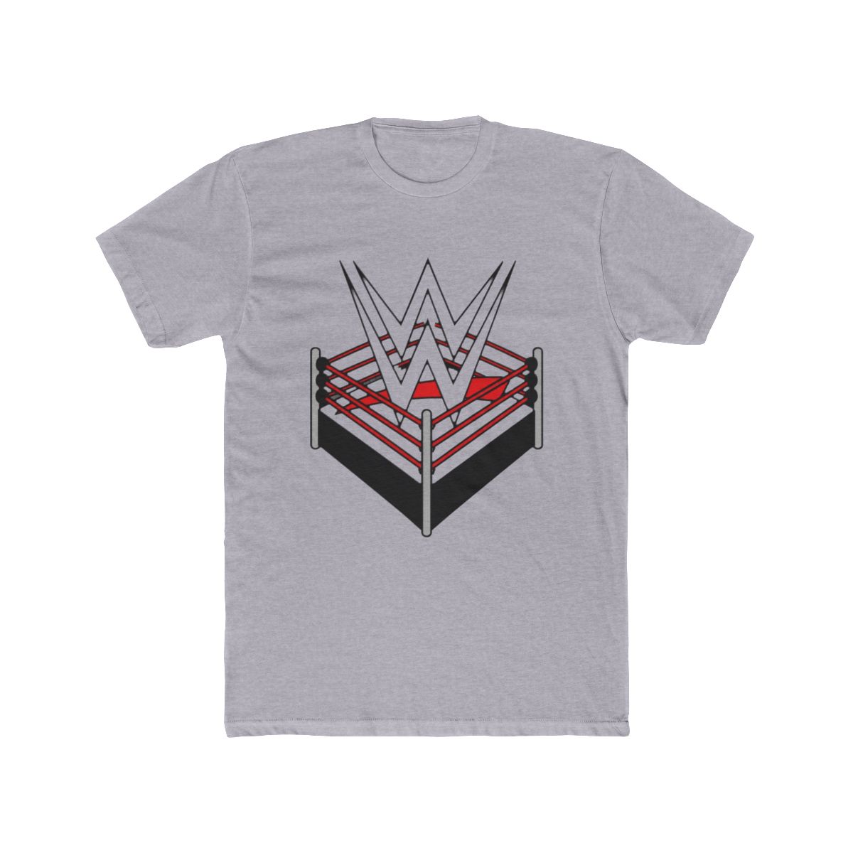 Classic WWE Wrestling Ring Logo T Shirt - alternate angle 3, merchandise