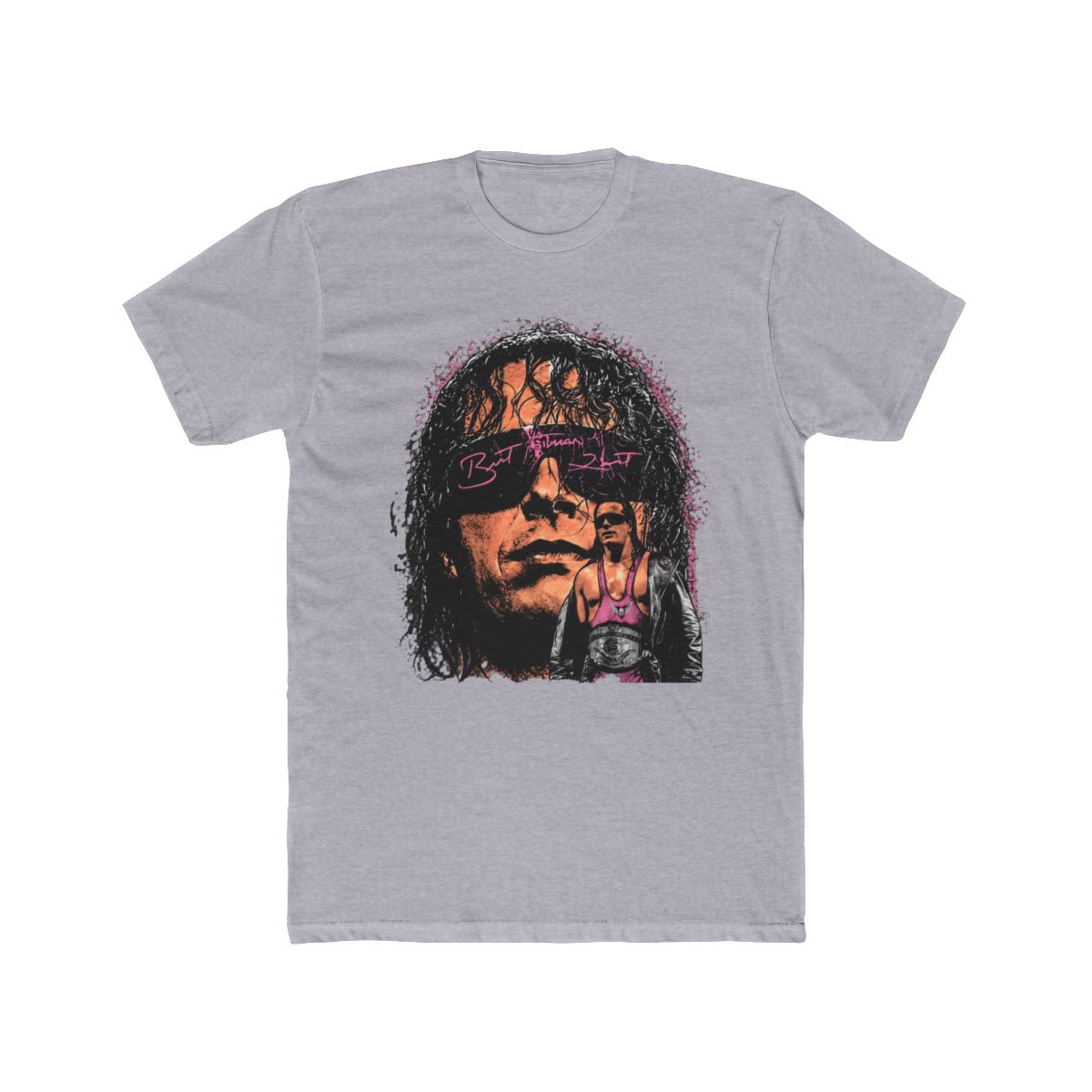 Bret Hart WWE Signature T Shirt - alternate angle 5, merchandise