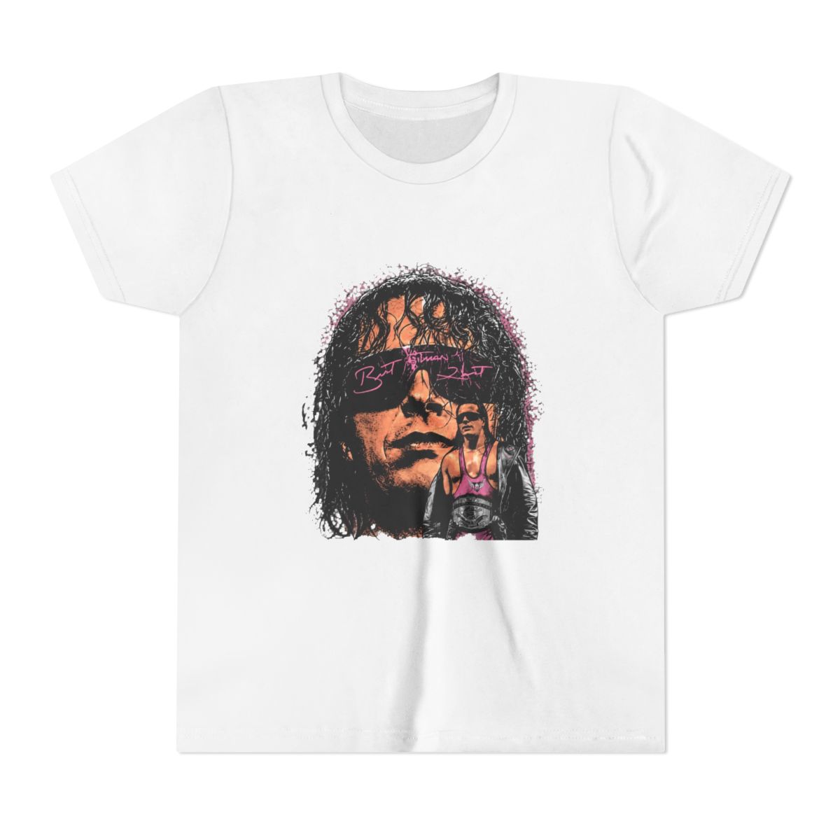 Bret Hart WWE Signature Kids T Shirt