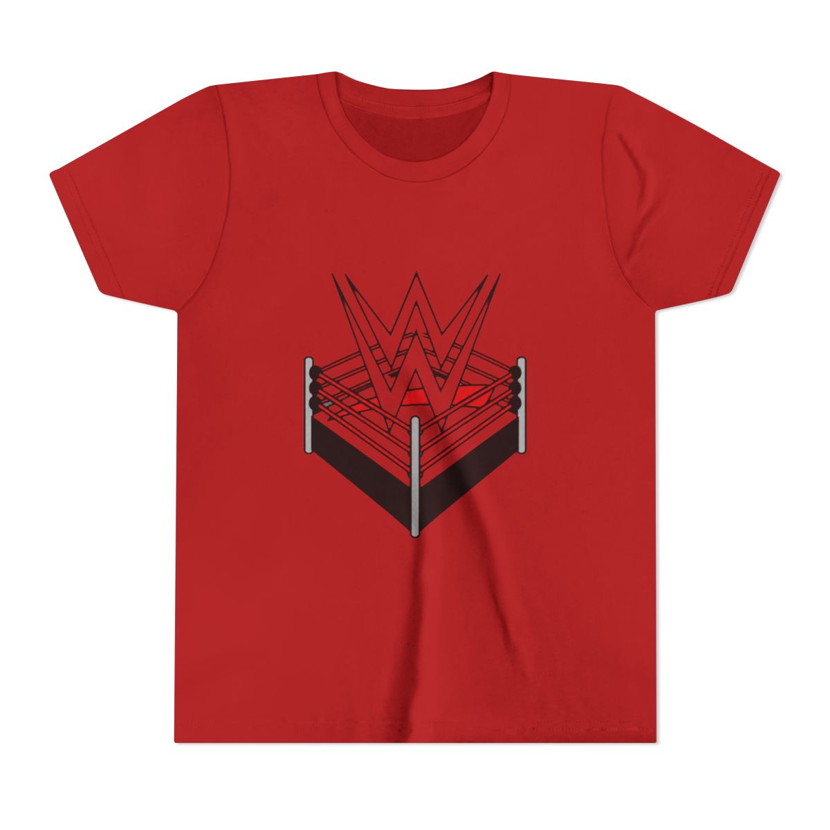 Classic WWE Wrestling Ring Logo Kids T Shirt - alternate angle 5, merchandise