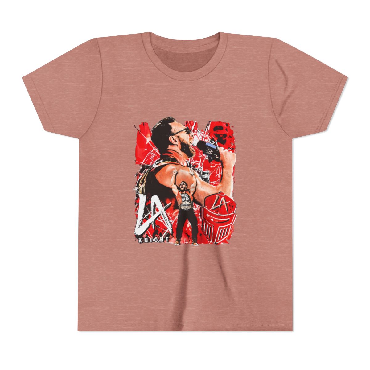 LA Knight WWE Kids T Shirt - alternate angle 2, merchandise