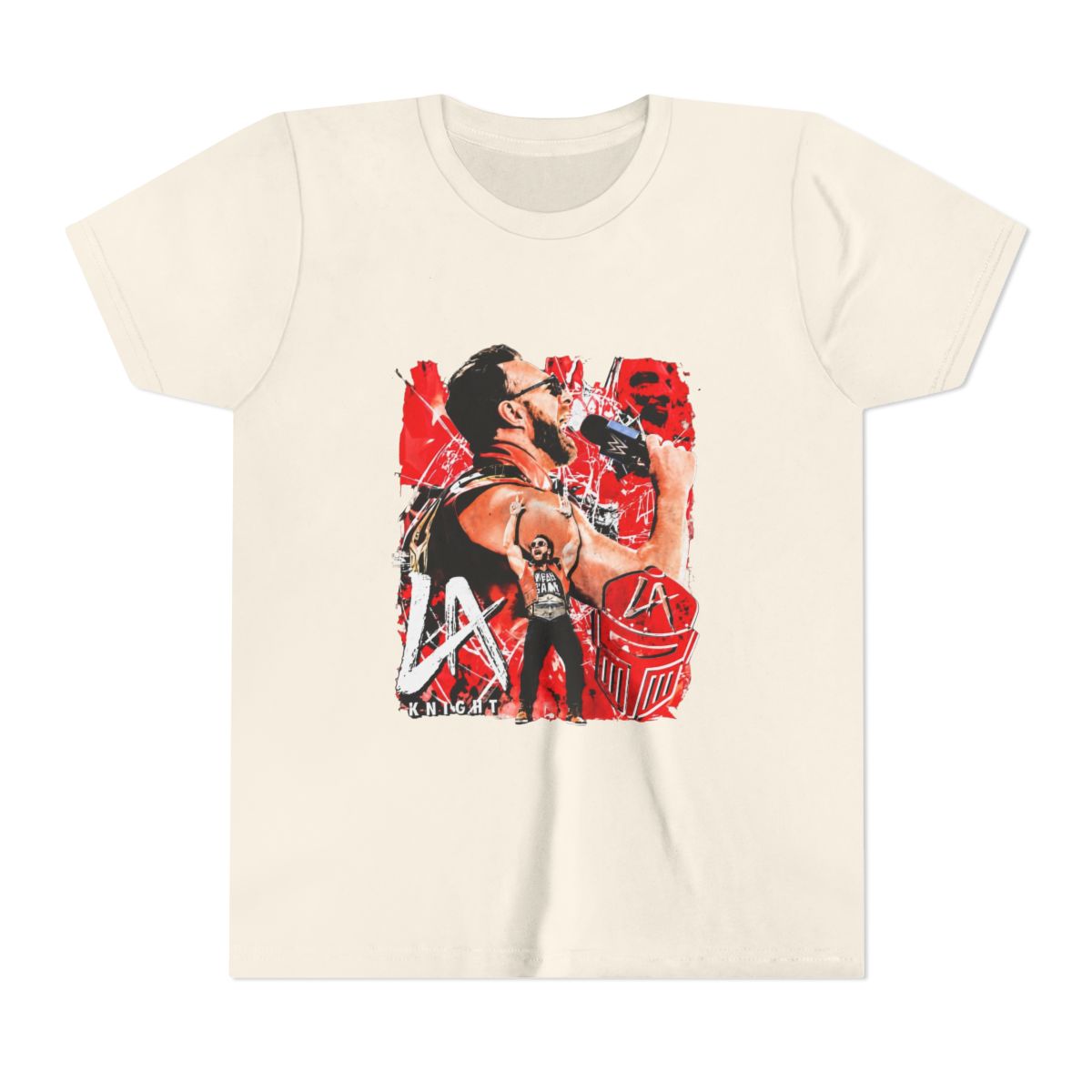 LA Knight WWE Kids T Shirt - alternate angle 3, merchandise