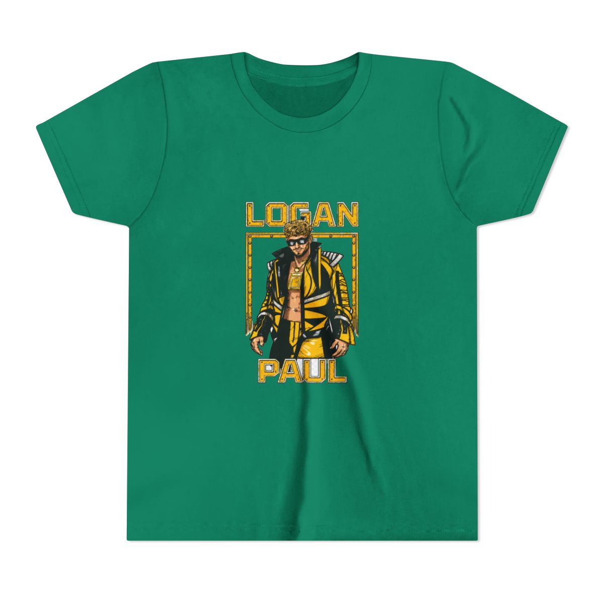 Logan Paul Maverick Yellow Gear Kids T Shirt - alternate angle 4, merchandise