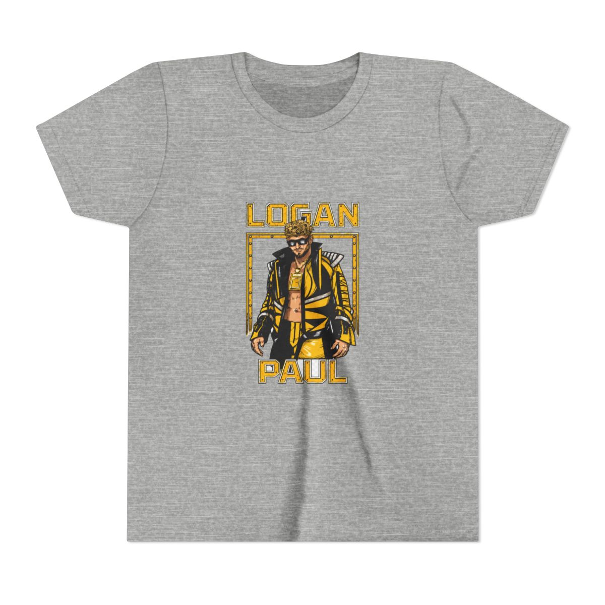 Logan Paul Maverick Yellow Gear Kids T Shirt - alternate angle 5, merchandise