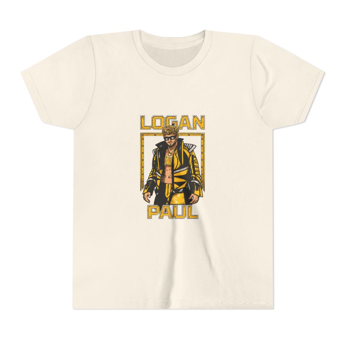 Logan Paul Maverick Yellow Gear Kids T Shirt - alternate angle 3, merchandise