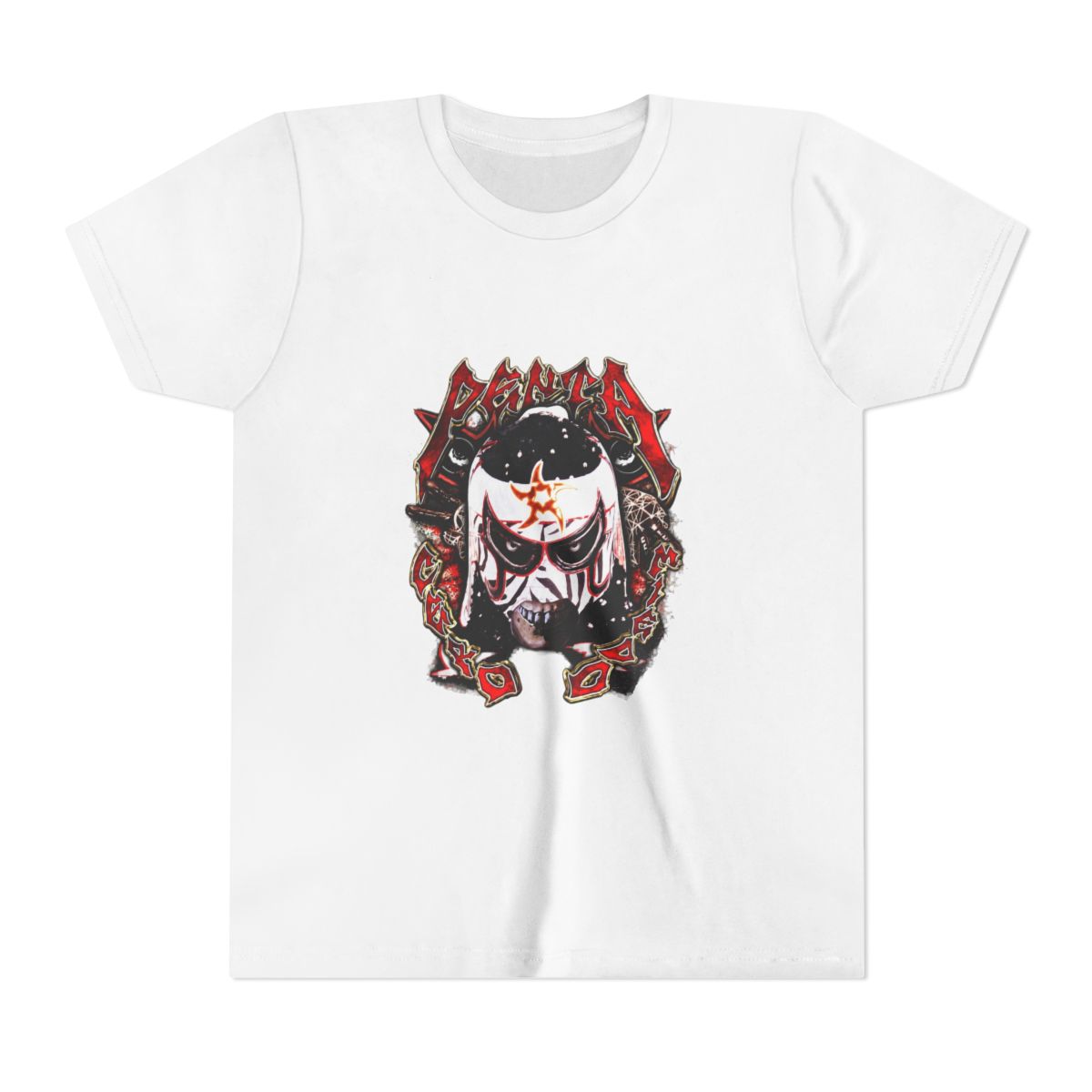 Penta El Zero Miedo – WWE Inspired Lucha Mask Design Kids T Shirt