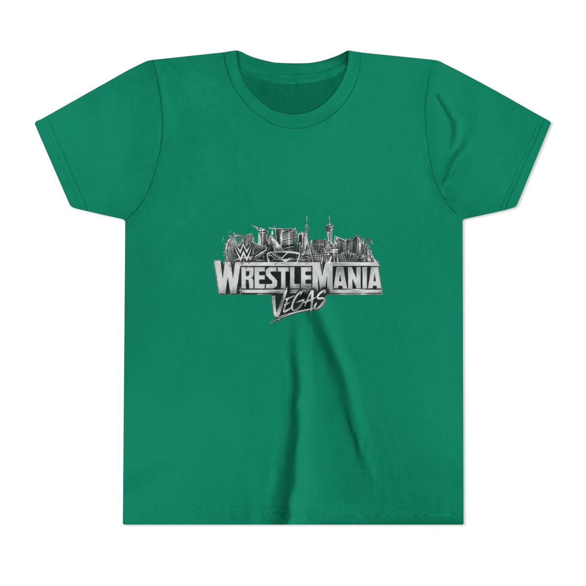 WWE WrestleMania 42 Logo Kids T Shirt - alternate angle 4, merchandise