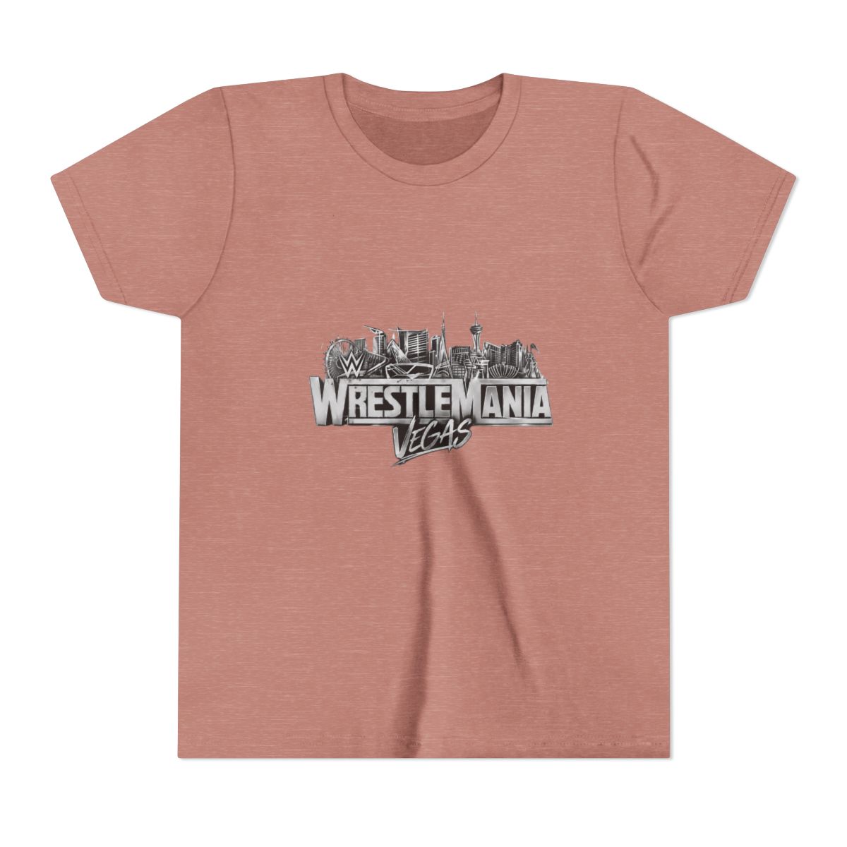 WWE WrestleMania 42 Logo Kids T Shirt - alternate angle 2, merchandise